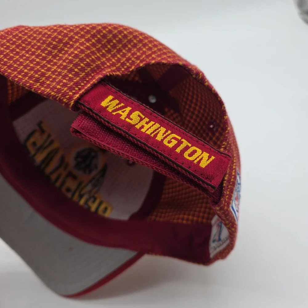 Vtg Washington Redskins Football Team Hat NFL Pro Line Logo Athletic Adj Red Cap